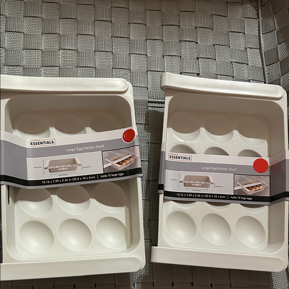 Essentials Egg Holder Tray - Cream